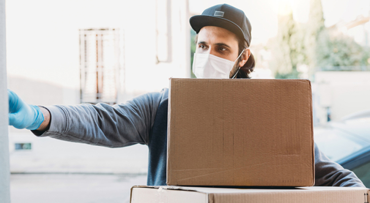 masked employee